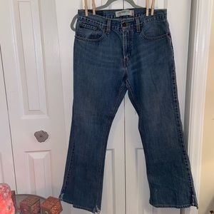 Levi’s Denim Blue Jeans Low Bootcut 527 W32 Men’s